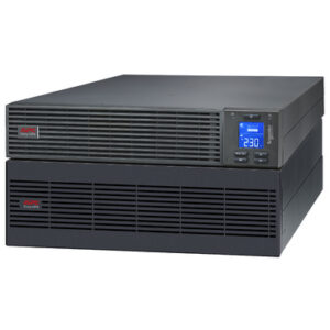 APC Easy UPS On-Line, 10kVA/10kW, Rackmount 5U, 230V, Hard wire 3-wire(1P+N+E) outlet, Intelligent Card Slot, LCD, Extended Runtime, W/O rail kit | SRV10KRIL-IN